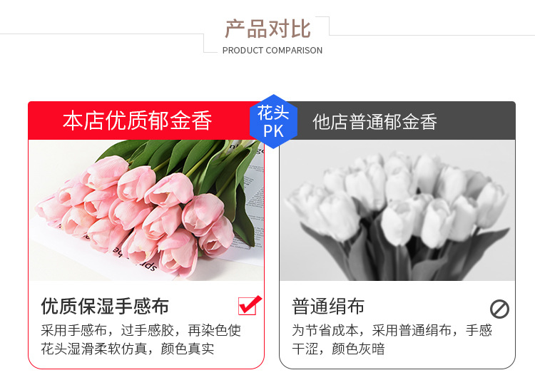Tulip Simulation High-End Fake Flower Decoration Artificial Flower Wholesale Simulation Bouquet Decoration Moist Feeling Tulip Tulip Simulation High-End Fake Flower Decoration Artificial Flower Wholesale Simulation Bouquet Decoration Moist Feeling Tulip