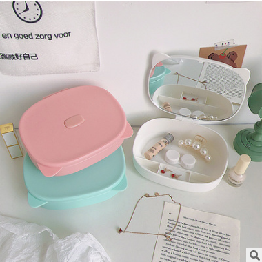 Storage Dressing Mirror Online Influencer Cute Princess Mirror