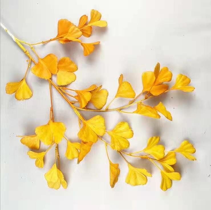Simulation Ginkgo Biloba Artificial Flower Home Decoration Artificial Artificial Artificial Flower Artificial Bouquet Rattan Artificial Plant