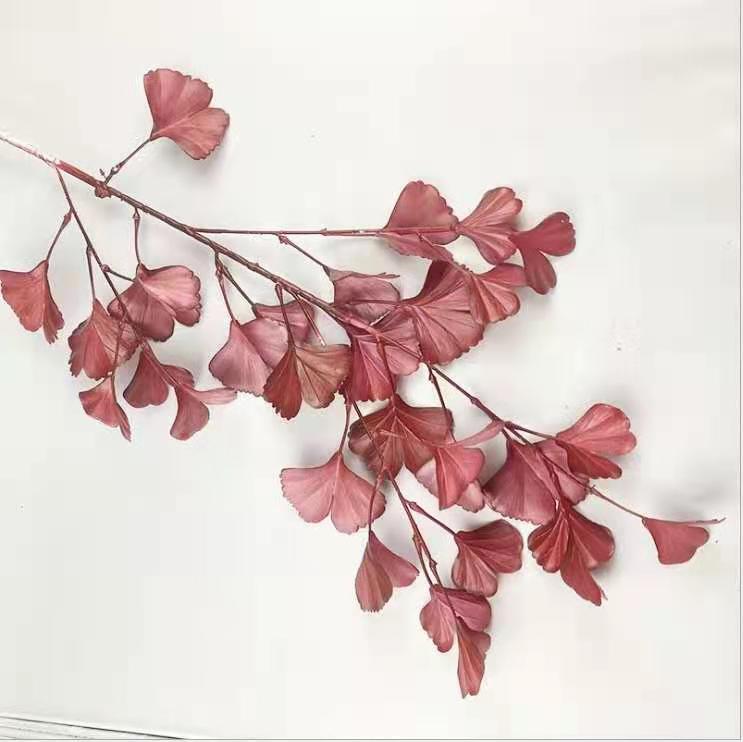 Simulation Ginkgo Biloba Artificial Flower Home Decoration Artificial Artificial Artificial Flower Artificial Bouquet Rattan Artificial Plant