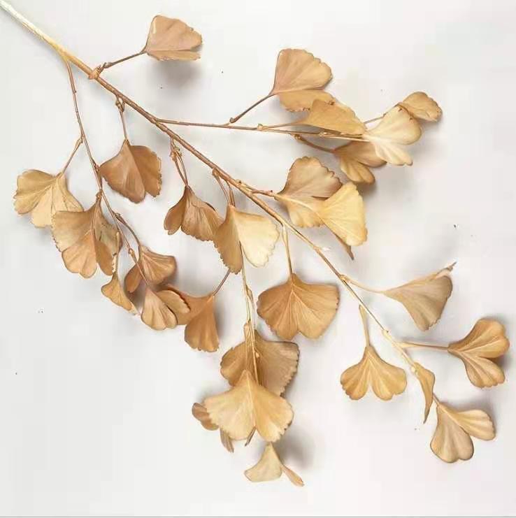 Simulation Ginkgo Biloba Artificial Flower Home Decoration Artificial Artificial Artificial Flower Artificial Bouquet Rattan Artificial Plant