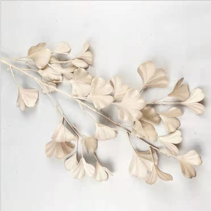 Simulation Ginkgo Biloba Artificial Flower Home Decoration Artificial Artificial Artificial Flower Artificial Bouquet Rattan Artificial Plant