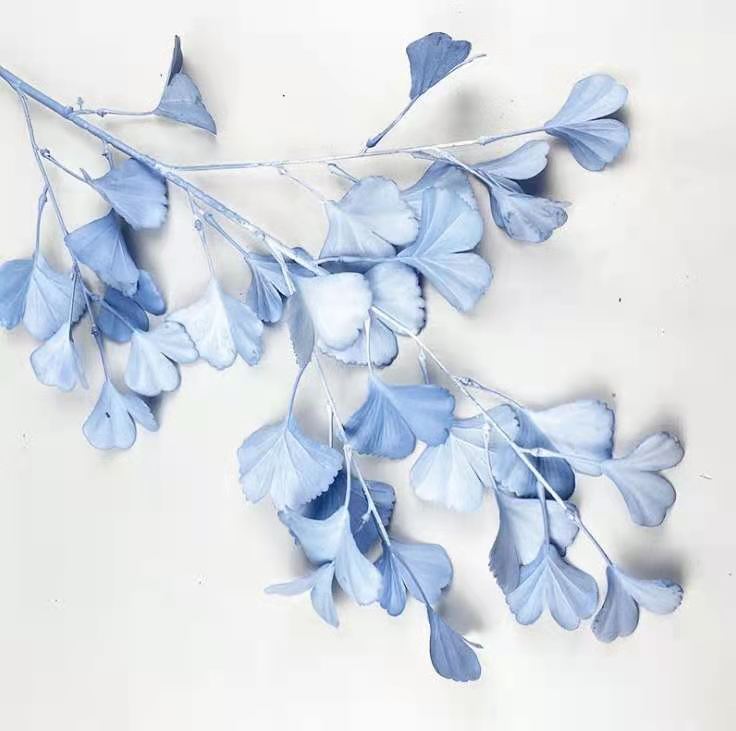 Simulation Ginkgo Biloba Artificial Flower Home Decoration Artificial Artificial Artificial Flower Artificial Bouquet Rattan Artificial Plant