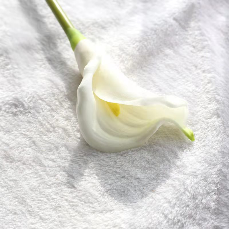Pu Artificial Flower Common Calla Feel Artificial Flower Artificial Plant Home Living Room Dining Room Wedding High-End 