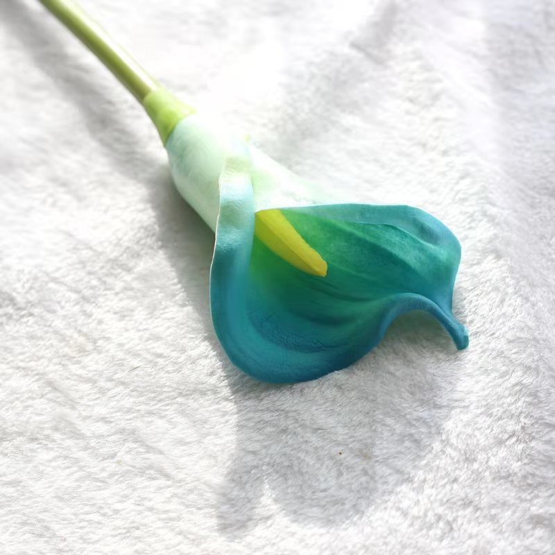 Pu Artificial Flower Common Calla Feel Artificial Flower Artificial Plant Home Living Room Dining Room Wedding High-End 