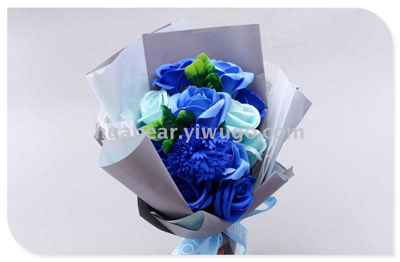 Rose Soap Flower Gift Box Bouquet 520 Valentine's Day Birthday Gift Artificial Flower