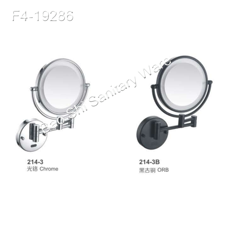 Human body induction makeup mirror bathroom makeup mirror LED dressing mirror wall hanging folding telescopic mirror Human body induction makeup mirror bathroom makeup mirror LED dressing mirror wall hanging folding telescopic mirror