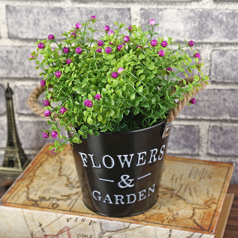 New Creative American Fake Flower Decoration Artificial Flower Set Home Potted Decoration Valentine's Day Gift Wholesale New Creative American Fake Flower Decoration Artificial Flower Set Home Potted Decoration Valentine's Day Gift Wholesale