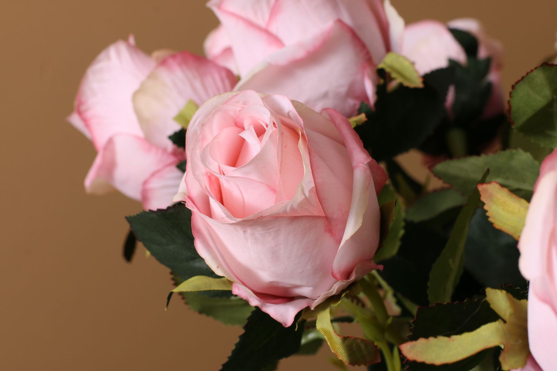 European-Style Retro Artificial Flower Rose Dining Table Hotel Decorative Fake Flower Single Bulgaria Emulational Rose Flower