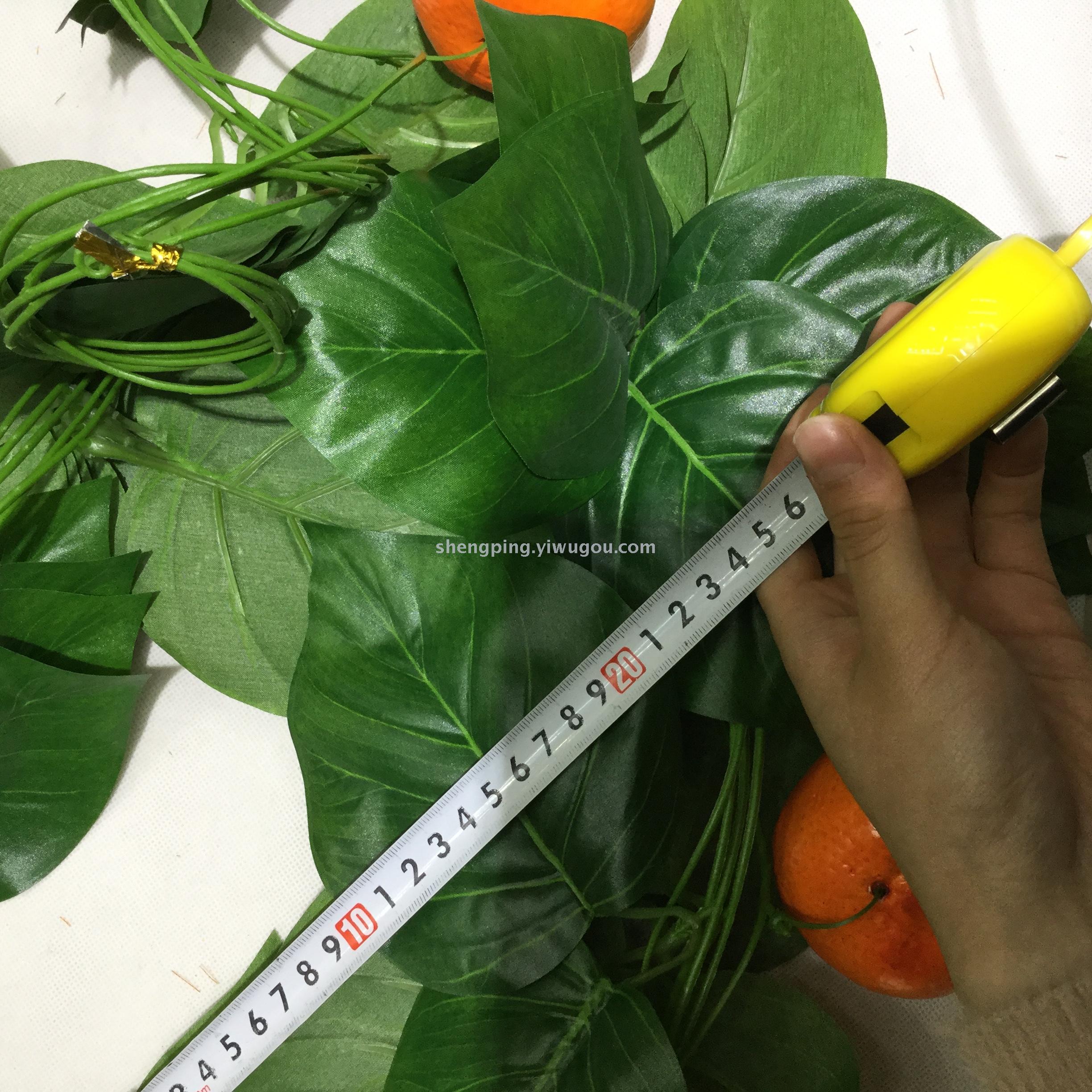 Simulation fruit rattan kindergarten fruit store decoration ceiling green Simulation plant rattan Simulation flower