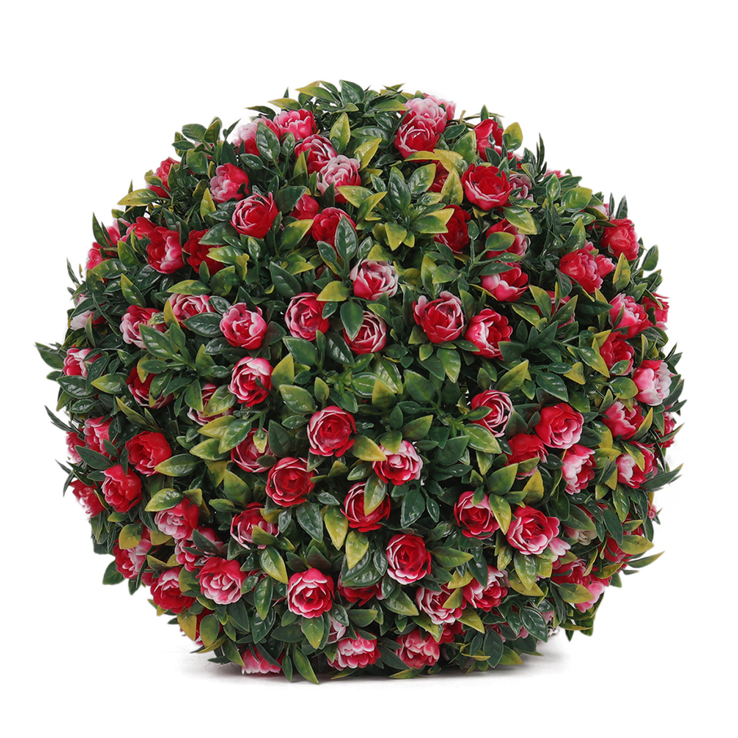 Simulation Plant Eucalyptus Straw Ball Rose Flower Ball Indoor Decorative Suspended Ceiling Artificial Plastic Fake Flower Milan Plant Ball
