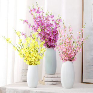 Artificial Wisteria Internet Celebrity Wedding Corridor Ceiling Decorative Fake Flower Hanging Flower Strip Simulation Tofu Pudding Wisteria Flower Branch
