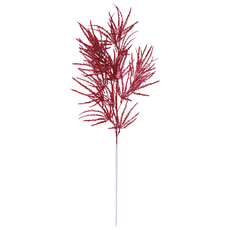 Artificial Piano Silk Bamboo Wedding Ceiling Decoration False Leaf Raw Silk Maple Leaf Wedding Set Ornamental Flower Polyester Ribbon Artificial Flower
