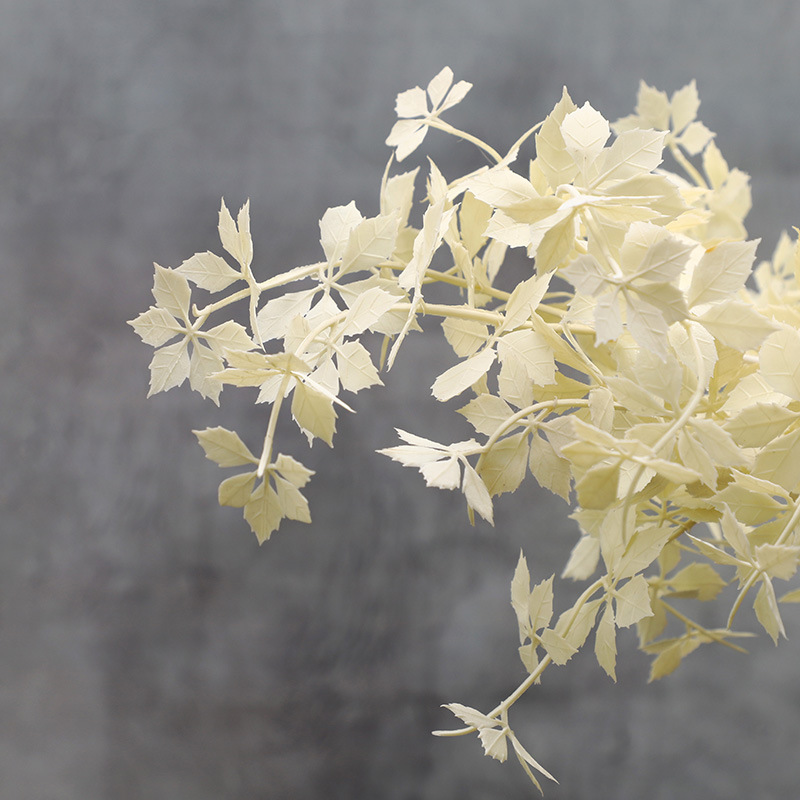 Simulation Single Stem Maple Leaf Home Decorative Fake Flower Wedding Simulation Plant Ceiling Road Lead Artificial Flower Factory Wholesale