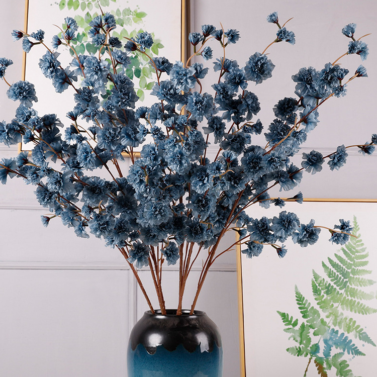 New Simulation Single Romantic Cherry Blossoms Wedding Wedding Hall Ceiling Fake Flower Studio Wedding Celebration Decoration Simulation Cherry Blossom