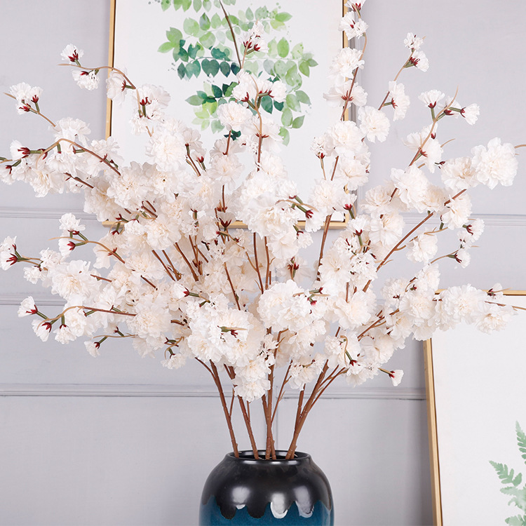 New Simulation Single Romantic Cherry Blossoms Wedding Wedding Hall Ceiling Fake Flower Studio Wedding Celebration Decoration Simulation Cherry Blossom
