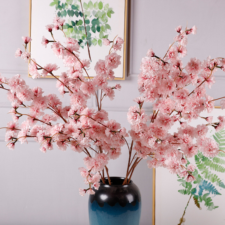 New Simulation Single Romantic Cherry Blossoms Wedding Wedding Hall Ceiling Fake Flower Studio Wedding Celebration Decoration Simulation Cherry Blossom