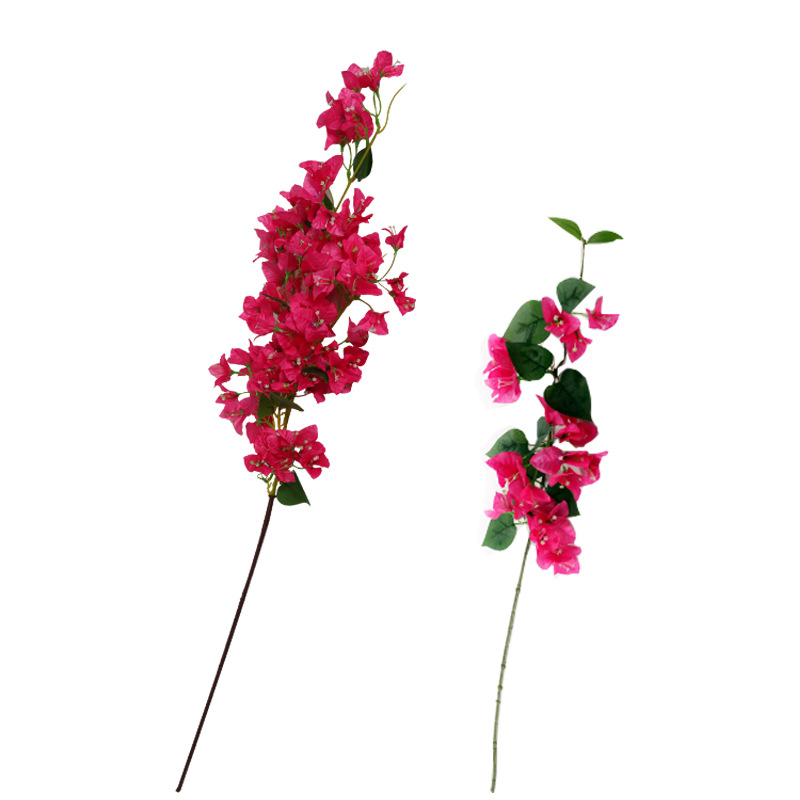 Simulation Bougainvillea Factory Wholesale Indoor Wall Decoration Wedding Arch Ceiling Engineering Hotel Floor Flower Arrangement Trees