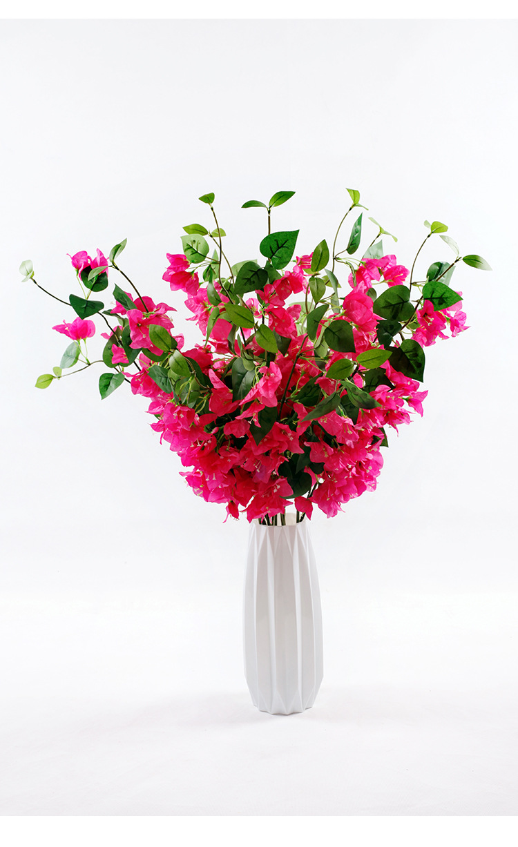 Simulation Bougainvillea Factory Wholesale Indoor Wall Decoration Wedding Arch Ceiling Engineering Hotel Floor Flower Arrangement Trees