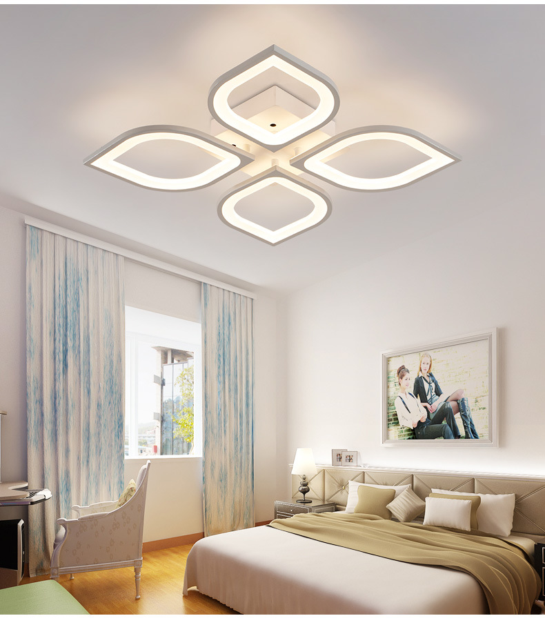 Cross-Border Led Petal Ceiling Lamp Living Room Simple Modern Creative Personality Art Master Bedroom Flower-Shaped Atmospheric Lamps Cross-Border Led Petal Ceiling Lamp Living Room Simple Modern Creative Personality Art Master Bedroom Flower-Shaped Atmospheric Lamps