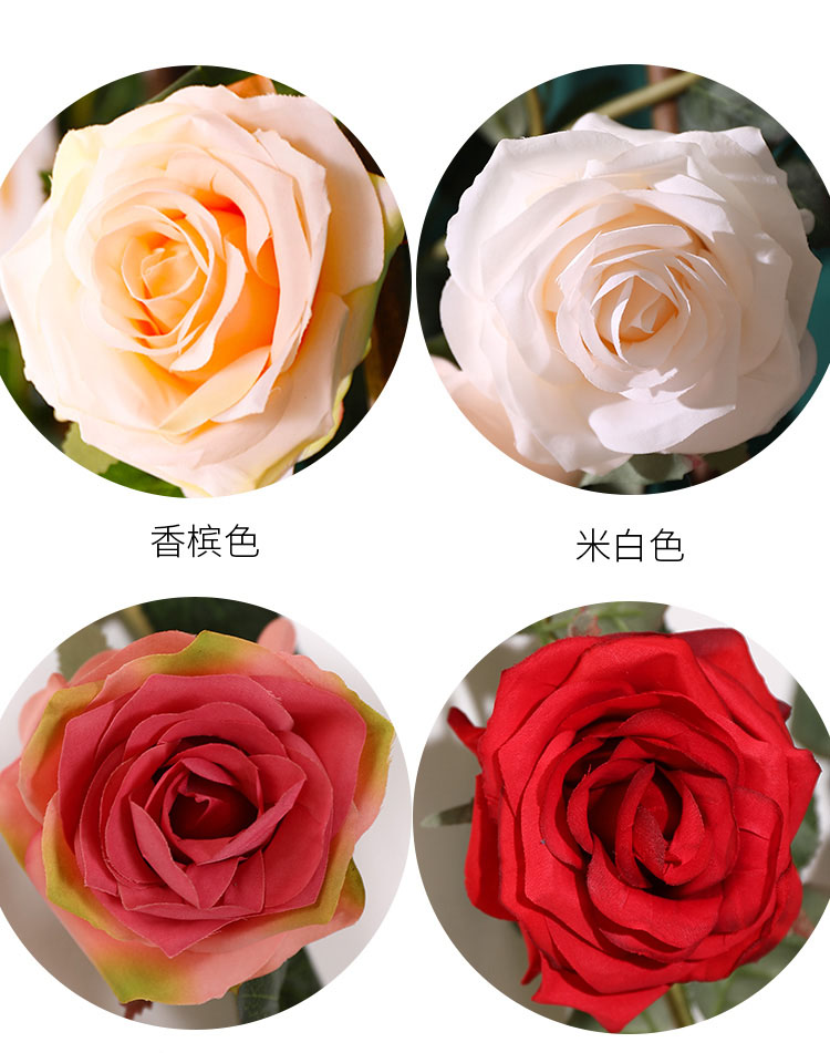 Fake Flower Silk Flower Air Conditioning Ceiling Floral Decoration Rose Rattan Pink Background Wall Landscape Vine HANAFUJI Wall-Mounted Flower
