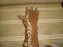 Sequin long sleeve gloves and handicraft gloves, wedding dresses Lace Gloves,