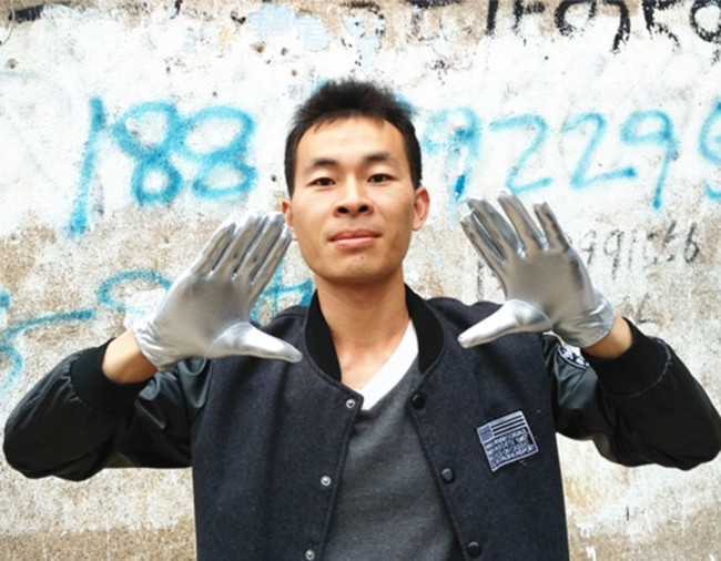 Patent-leather glue-coated long gloves for performance Dance wedding Dance fun gloves wholesale Patent-leather glue-coated long gloves for performance Dance wedding Dance fun gloves wholesale