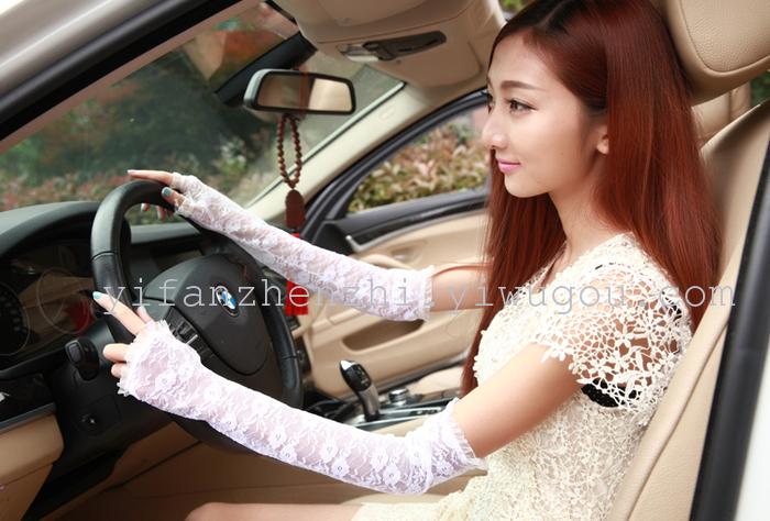 Summer Driving Essential UV Protection Long Half Finger Cuff Sun Protection Gloves Hand Sleeve Armband Wedding Female Universal Summer Driving Essential UV Protection Long Half Finger Cuff Sun Protection Gloves Hand Sleeve Armband Wedding Female Universal