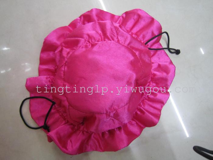 Hat - shape drawstring wedding candy bag silk jewelry bag Hat - shape drawstring wedding candy bag silk jewelry bag