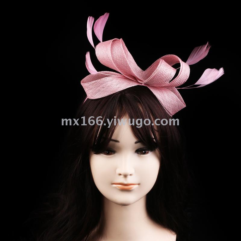 European and American bride&#039;s veil, hair ornament, wedding bow, bowler hat, headflower, photo shoot, ebay aliexpress, hot style