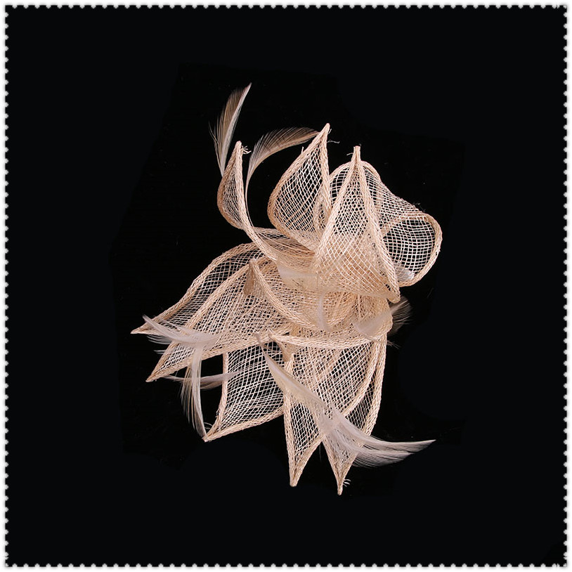 The New bride headdress Korean style retro hat lace bow gauze veil wedding accessories toasting hair accessories