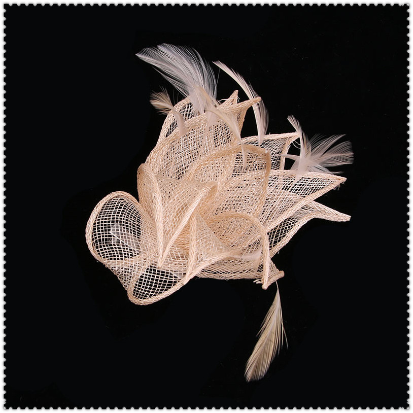 The New bride headdress Korean style retro hat lace bow gauze veil wedding accessories toasting hair accessories