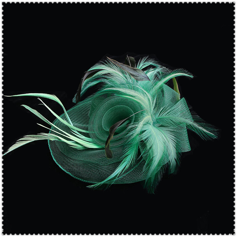 The New bride headdress Korean style retro hat lace bow gauze veil wedding accessories toasting hair accessories