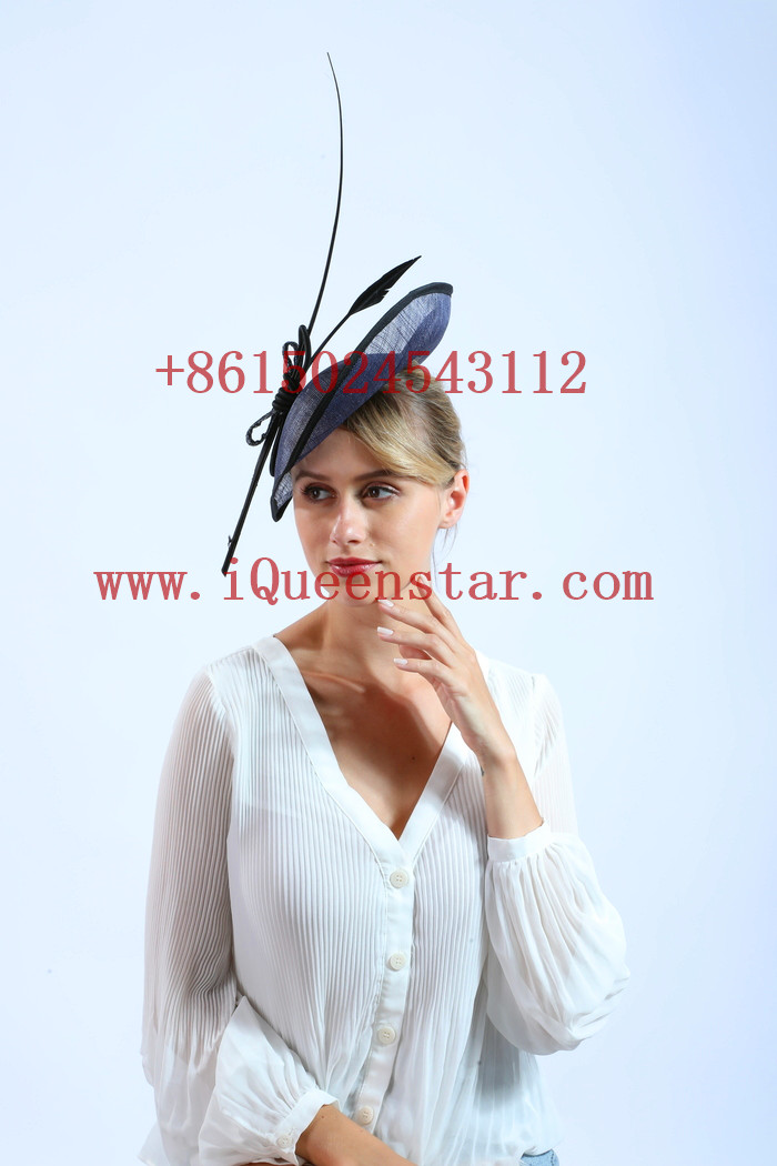 Fasinator Horceracing hat Fashion hat Feather hat Net veil hat ins hat derbyhats wedding party hat
