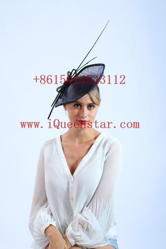 Fasinator Horceracing hat Fashion hat Feather hat Net veil hat ins hat derbyhats wedding party hat