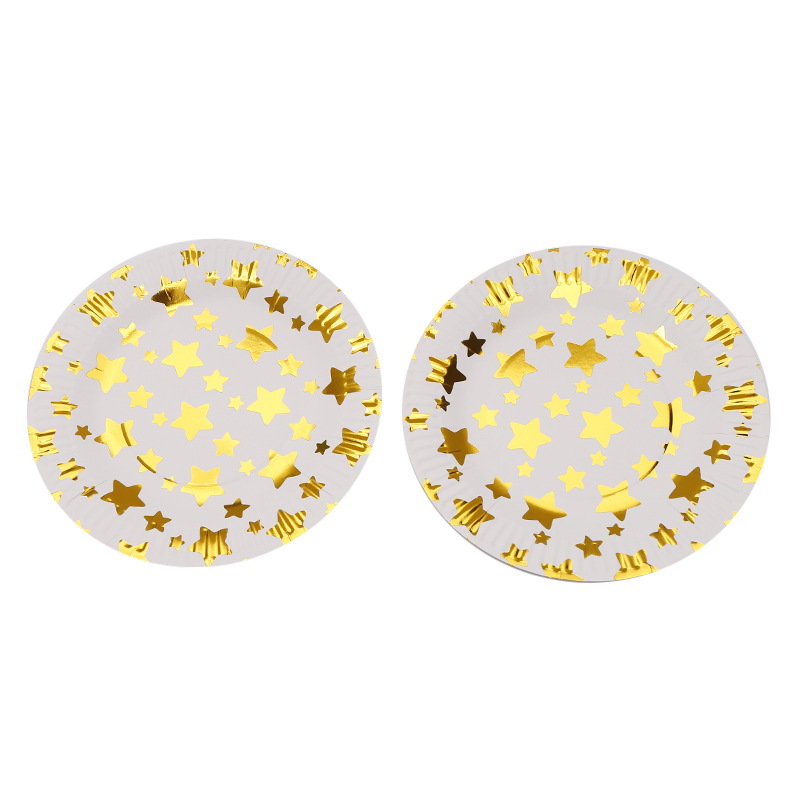Hot style party hot gold hot silver cutlery wedding birthday holiday party party plate cup birthday hat