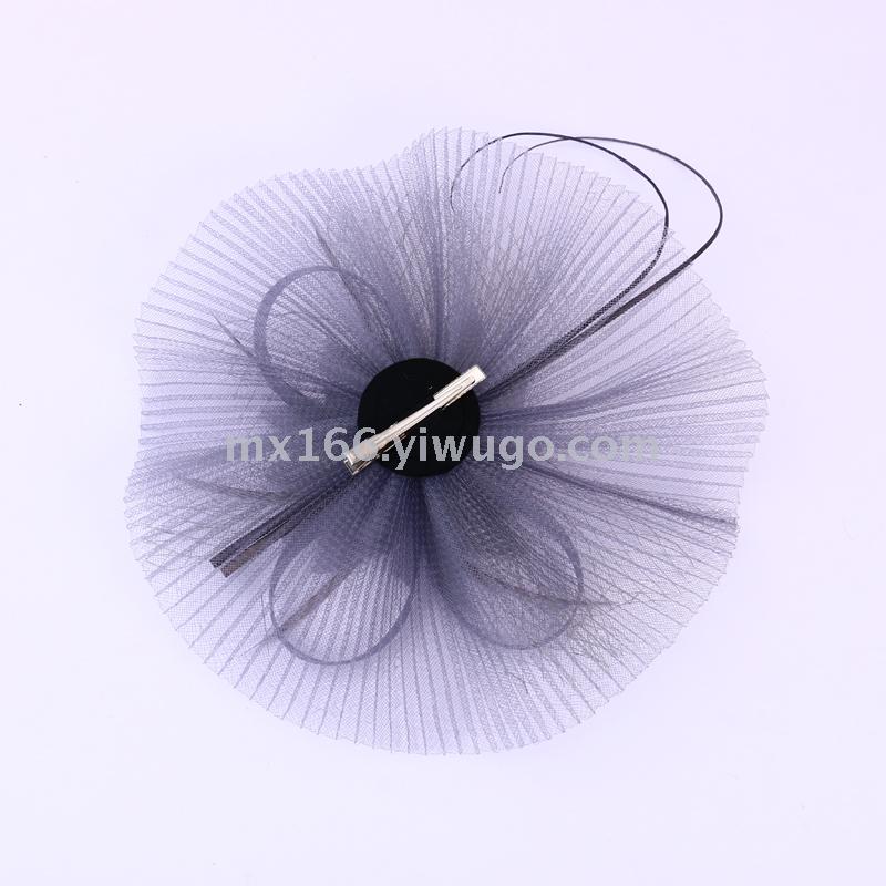 Bridal Wedding Photo Studio Photography Shooting Makeup Modeling Sample Photography Accessories Super Fairy Handmade Mesh Bowler Hat