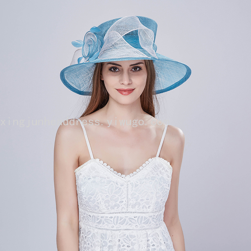 European and American Mesh Ribbon Top Hat Wedding Photography Art Photo Accessories Hat Personality Broad-Brimmed Hat Children European and American Mesh Ribbon Top Hat Wedding Photography Art Photo Accessories Hat Personality Broad-Brimmed Hat Children