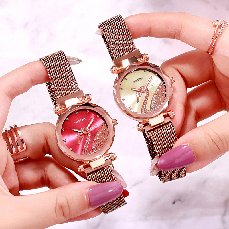 New Diamond-Embedded Milan Strap Swan Watch Lazy Watch Magnetic Suction Magnet Women's Watch TikTok Hot New Diamond-Embedded Milan Strap Swan Watch Lazy Watch Magnetic Suction Magnet Women's Watch TikTok Hot