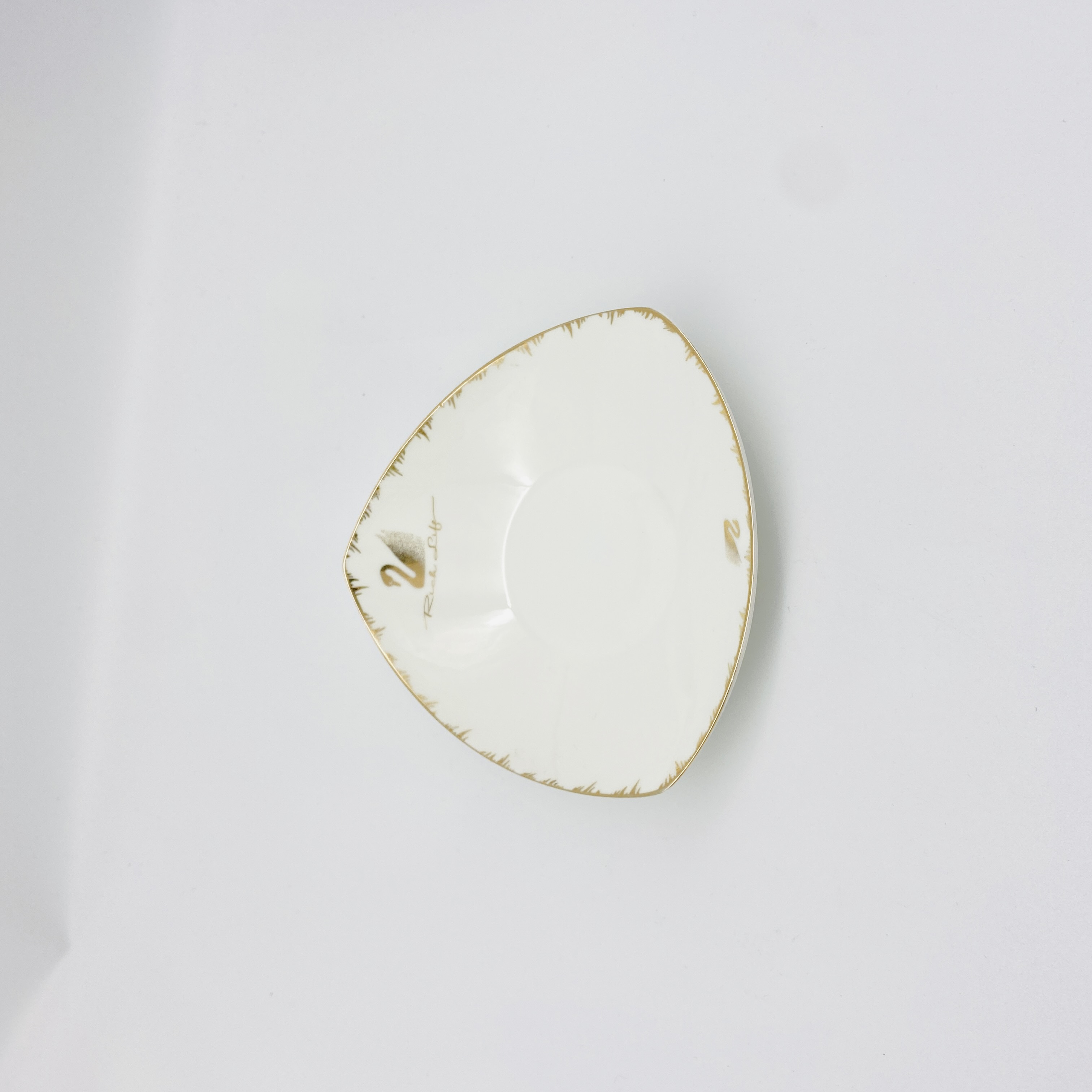 Household Ceramic Bowl Plate Swan Series Rice Bowl Noodle Bowl Meal Tray Spoon Small Spoon Dish