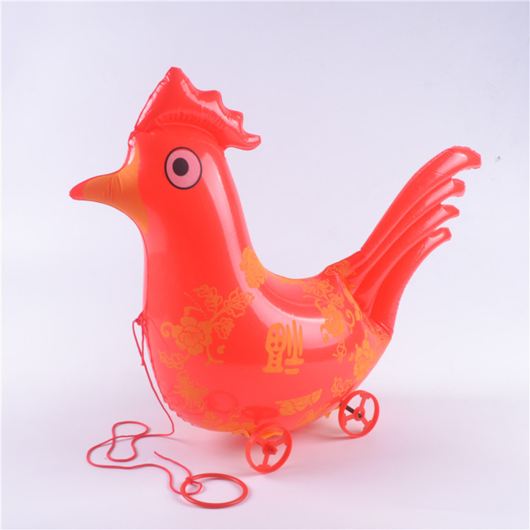 Children's Inflatable Cartoon Toy Stall Night Market Square Inflatable Animal Trolley Cable Tiger Chicken Swan Children's Inflatable Cartoon Toy Stall Night Market Square Inflatable Animal Trolley Cable Tiger Chicken Swan