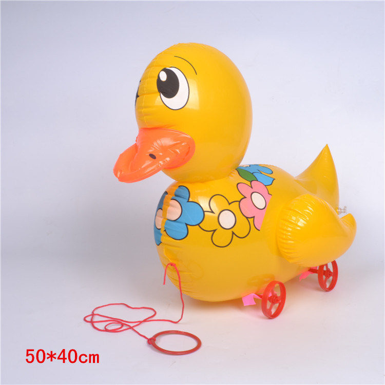 Children's Inflatable Cartoon Toy Stall Night Market Square Inflatable Animal Trolley Cable Tiger Chicken Swan Children's Inflatable Cartoon Toy Stall Night Market Square Inflatable Animal Trolley Cable Tiger Chicken Swan
