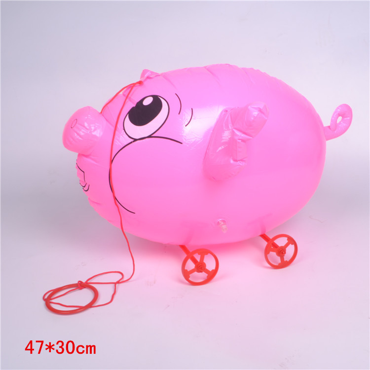 Children's Inflatable Cartoon Toy Stall Night Market Square Inflatable Animal Trolley Cable Tiger Chicken Swan Children's Inflatable Cartoon Toy Stall Night Market Square Inflatable Animal Trolley Cable Tiger Chicken Swan