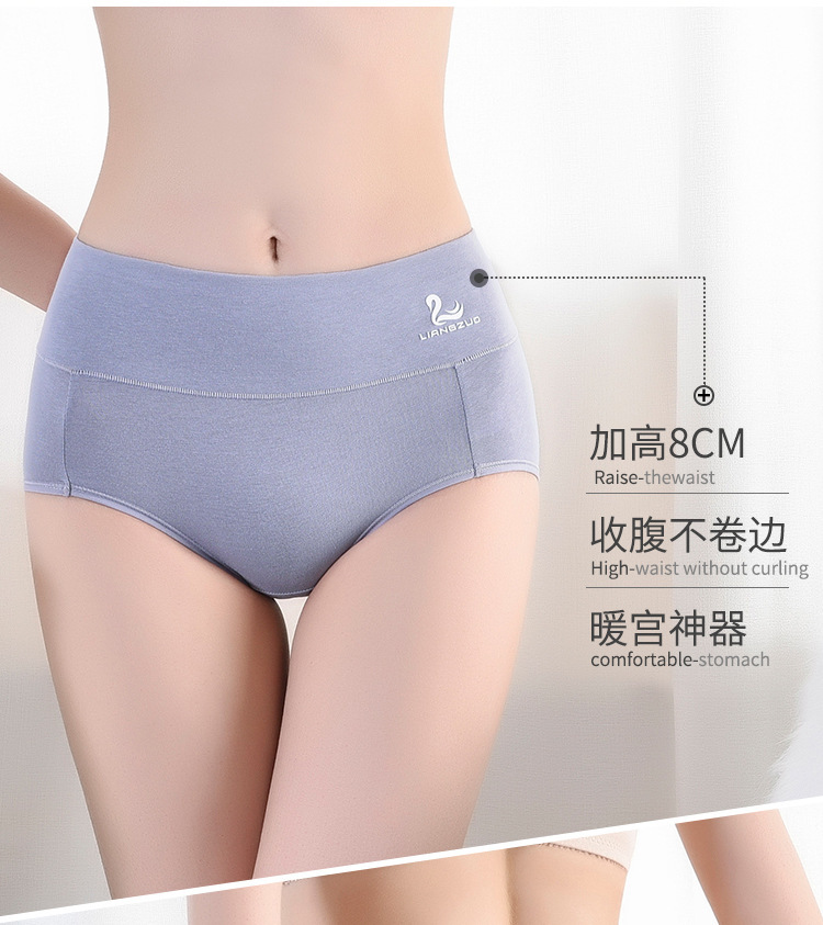 Cotton Underwear Swan Belly Warming Palace Large Size Plump Girls Graphene Antibacterial Crotch Triangle Underwear