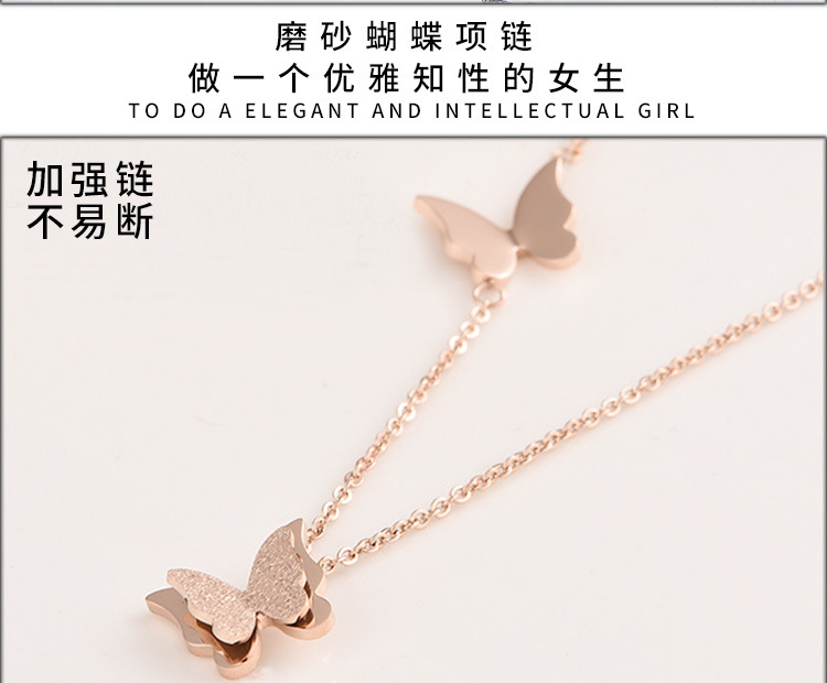 Same Style Internet Celebrity FourLeaf Clover Pendant Titanium Steel Necklace Female Swan Clavicle Chain Letter Necklace Same Style Internet Celebrity FourLeaf Clover Pendant Titanium Steel Necklace Female Swan Clavicle Chain Letter Necklace