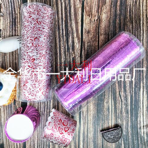 New printing embossed light plate mechanism cup thick heat-resistant cake paper cup hard muffin mechanism lace cup