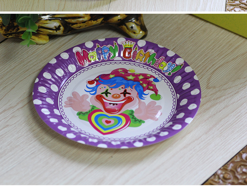 Wholesale Customized Birthday Party Tableware Cartoon Paper Pallet Holiday Party Supplies Dessert Cake Disposable Service Plate Wholesale Customized Birthday Party Tableware Cartoon Paper Pallet Holiday Party Supplies Dessert Cake Disposable Service Plate