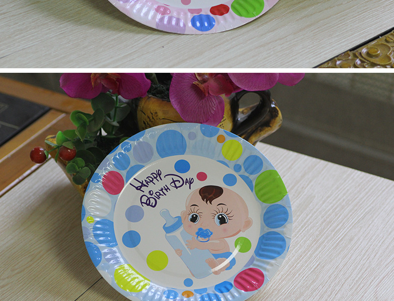 Wholesale Customized Birthday Party Tableware Cartoon Paper Pallet Holiday Party Supplies Dessert Cake Disposable Service Plate Wholesale Customized Birthday Party Tableware Cartoon Paper Pallet Holiday Party Supplies Dessert Cake Disposable Service Plate