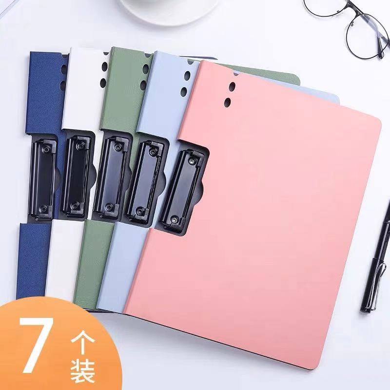 A4 File Folder Test Paper Clip Student Material Storage Book Clip Plate Holder Paper Info Booklet A3 Double Clip