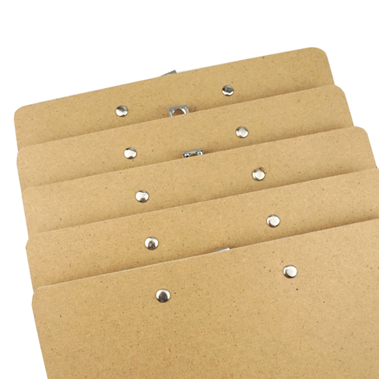 Wholesale A4 Wooden Writing Tablet Clip Height Density Plate Folder Sketch Board Test Paper Power Clip File Binder